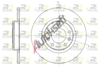 ROADHOUSE Brzdov kotou - 268 mm RDH 61555.00, 61555.00