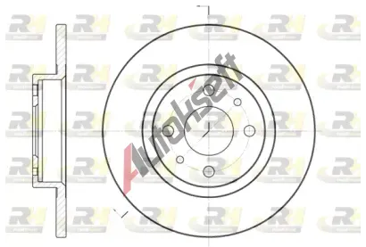 ROADHOUSE Brzdov kotou - 257 mm RDH 6191.00, 6191.00