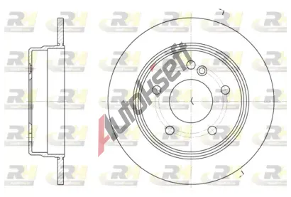 ROADHOUSE Brzdov kotou - 258 mm RDH 6193.00, 6193.00