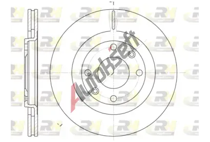 ROADHOUSE Brzdov kotou - 266 mm RDH 6240.10, 6240.10