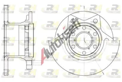 ROADHOUSE Brzdov kotou - 267 mm RDH 6242.00, 6242.00