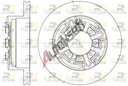 ROADHOUSE Brzdov kotou - 289 mm RDH 6420.00, 6420.00