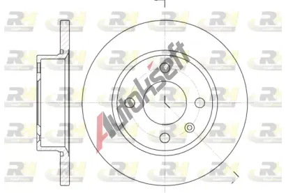 ROADHOUSE Brzdov kotou - 236 mm RDH 6425.00, 6425.00
