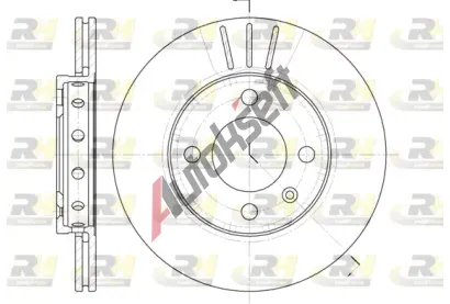 ROADHOUSE Brzdov kotou - 239 mm RDH 6426.10, 6426.10