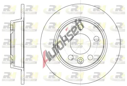 ROADHOUSE Brzdov kotou - 268 mm RDH 6453.00, 6453.00
