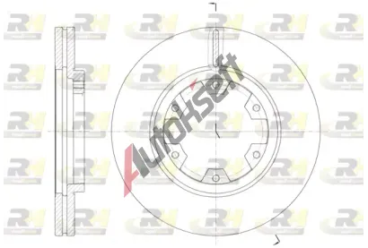 ROADHOUSE Brzdov kotou - 277 mm RDH 6466.10, 6466.10