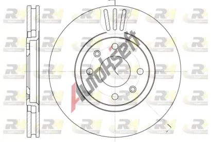 ROADHOUSE Brzdov kotou - 283 mm RDH 6486.10, 6486.10