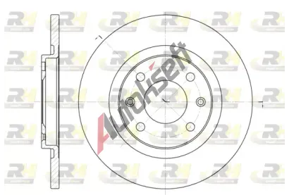 ROADHOUSE Brzdov kotou - 266 mm RDH 6536.00, 6536.00