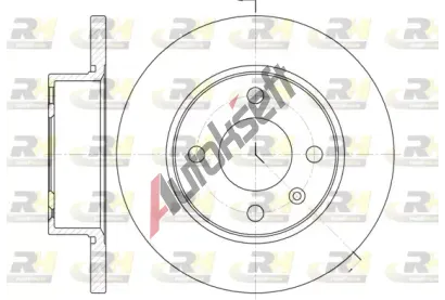 ROADHOUSE Brzdov kotou - 236 mm RDH 6538.00, 6538.00