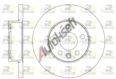 ROADHOUSE Brzdov kotou - 282 mm RDH 6550.00, 6550.00