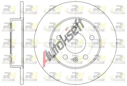 ROADHOUSE Brzdov kotou - 264 mm RDH 6578.00, 6578.00