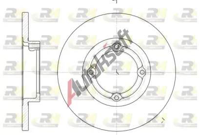 ROADHOUSE Brzdov kotou - 236 mm RDH 6606.00, 6606.00