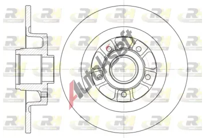 ROADHOUSE Brzdov kotou - 274 mm RDH 6613.00, 6613.00