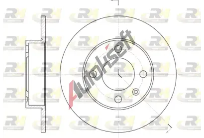 ROADHOUSE Brzdov kotou - 232 mm RDH 6616.00, 6616.00