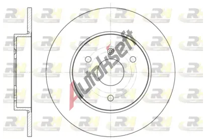 ROADHOUSE Brzdov kotou - 280 mm RDH 6617.00, 6617.00
