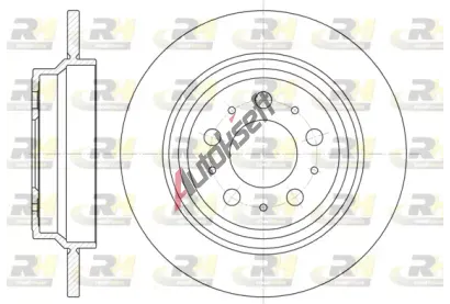 ROADHOUSE Brzdový kotouč - 288 mm RDH 6620.00, 6620.00 ROADHOUSE Brzdový kotouč - 288 mm RDH 6620.00, 6620.00