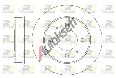 ROADHOUSE Brzdov kotou - 258 mm RDH 6627.00, 6627.00