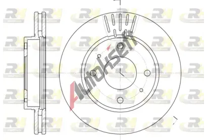 ROADHOUSE Brzdov kotou - 257 mm RDH 6633.10, 6633.10