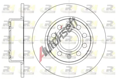 ROADHOUSE Brzdov kotou - 255 mm RDH 6649.00, 6649.00