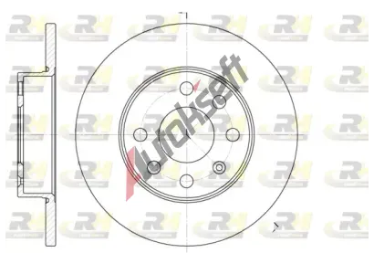 ROADHOUSE Brzdov kotou - 240 mm RDH 6664.00, 6664.00