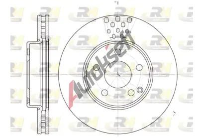 ROADHOUSE Brzdov kotou - 295 mm RDH 6676.10, 6676.10