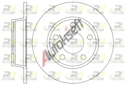 ROADHOUSE Brzdov kotou - 255 mm RDH 6723.00, 6723.00