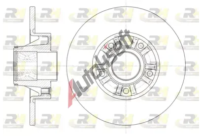 ROADHOUSE Brzdov kotou s loiskem - 280 mm RDH 6733.20, 6733.20