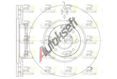 ROADHOUSE Brzdov kotou - 281 mm RDH 6734.10, 6734.10