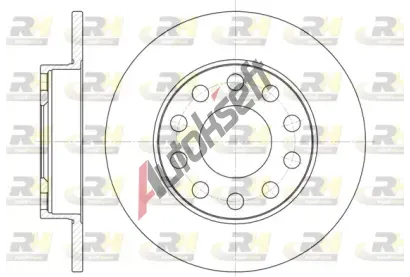 ROADHOUSE Brzdov kotou - 245 mm RDH 6753.00, 6753.00