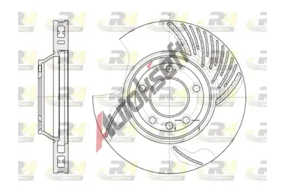 ROADHOUSE Brzdov kotou - 350 mm RDH 6769.10, 6769.10