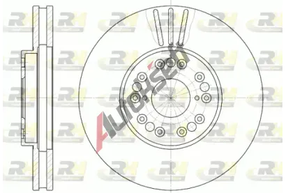 ROADHOUSE Brzdov kotou - 296 mm RDH 6793.10, 6793.10