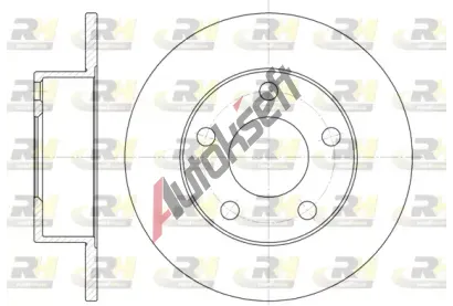 ROADHOUSE Brzdov kotou - 245 mm RDH 6803.00, 6803.00