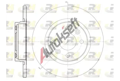 ROADHOUSE Brzdov kotou - 259 mm RDH 6809.00, 6809.00