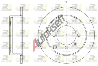 ROADHOUSE Brzdov kotou - 262 mm RDH 6838.00, 6838.00