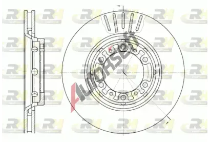ROADHOUSE Brzdov kotou - 276 mm RDH 6883.10, 6883.10