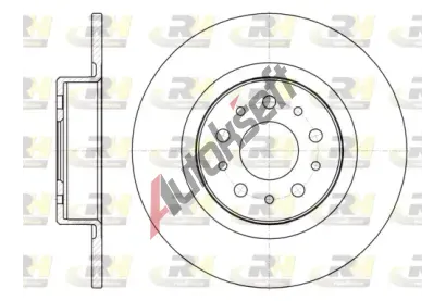 ROADHOUSE Brzdov kotou - 276 mm RDH 6968.00, 6968.00