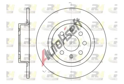 ROADHOUSE Brzdov kotou - 264 mm RDH 6983.00, 6983.00