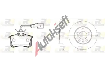 ROADHOUSE Souprava kotouovch brzd Dual Kit RDH 8263.10, 8263.10