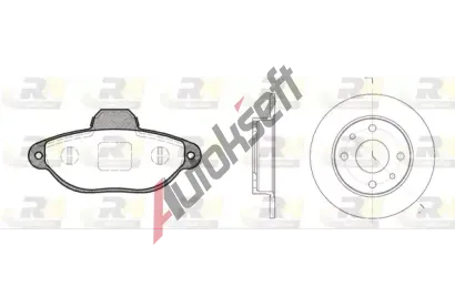 ROADHOUSE Souprava kotouovch brzd Dual Kit RDH 8414.01, 8414.01