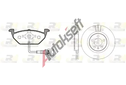 ROADHOUSE Souprava kotouovch brzd Dual Kit RDH 8633.01, 8633.01