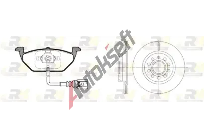 ROADHOUSE Souprava kotouovch brzd Dual Kit RDH 8633.05, 8633.05
