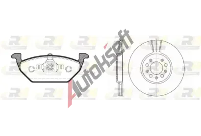 ROADHOUSE Souprava kotouovch brzd Dual Kit RDH 8633.06, 8633.06