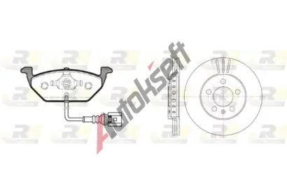 ROADHOUSE Souprava kotouovch brzd Dual Kit RDH 8633.09, 8633.09
