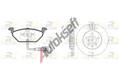 ROADHOUSE Souprava kotouovch brzd Dual Kit RDH 8633.10, 8633.10
