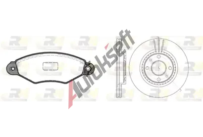 ROADHOUSE Souprava kotouovch brzd Dual Kit RDH 8643.05, 8643.05