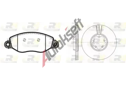 ROADHOUSE Souprava kotouovch brzd Dual Kit RDH 8772.02, 8772.02