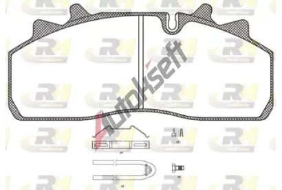 ROADHOUSE Sada brzdovch destiek RDH JSX 21254.80, JSX 21254.80