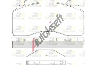 ROADHOUSE Sada brzdovch destiek RDH JSX 21526.00, JSX 21526.00