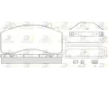Sada brzdovch destiek ROADHOUSE ‐ RDH JSX 21526.80