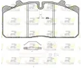 ROADHOUSE Sada brzdovch destiek ‐ RDH JSX 2658.30